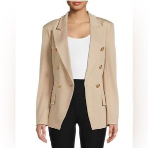 Khaki Double Breasted Blazer- Attitude Unknown - XL